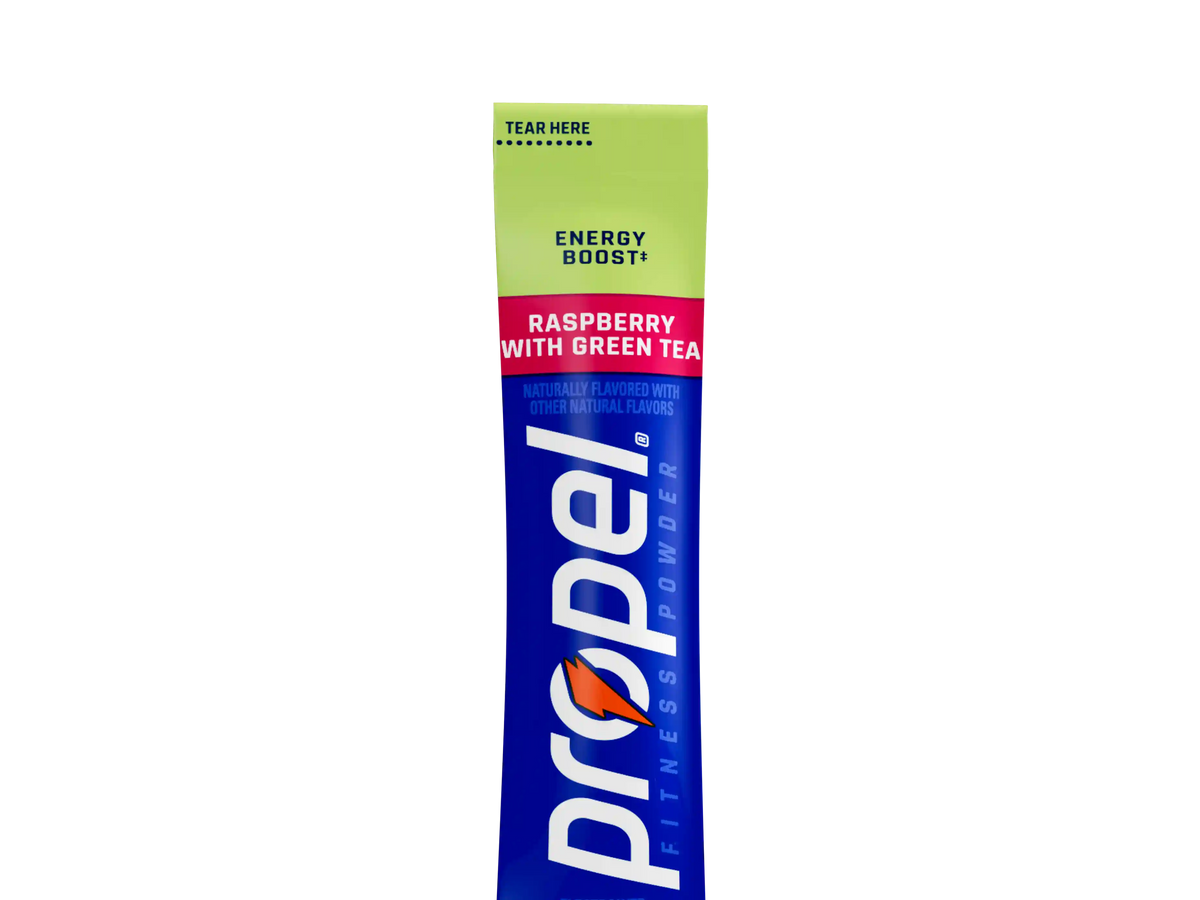 Propel Energy Boost Raspberry Green Tea Single Serve