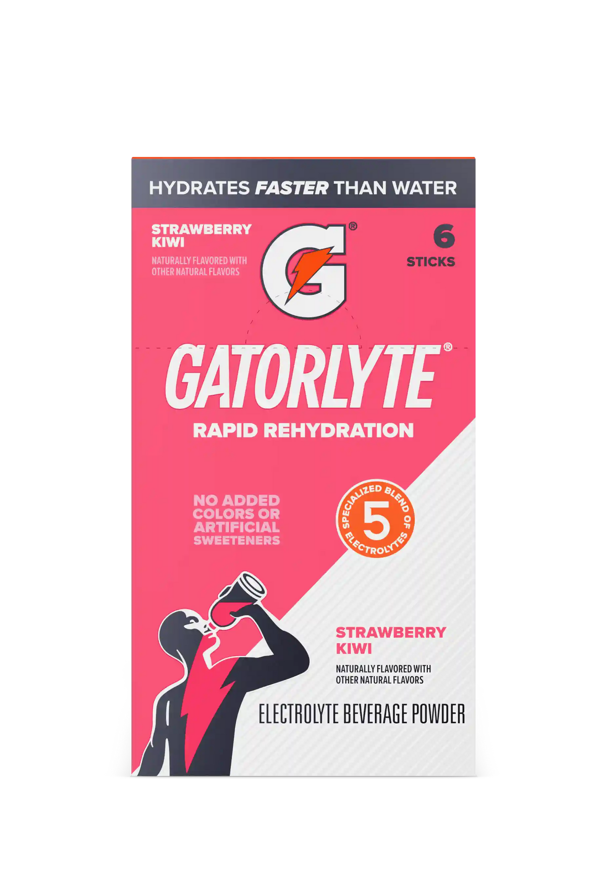 Gatorlyte Strawberry Kiwi Single Serve