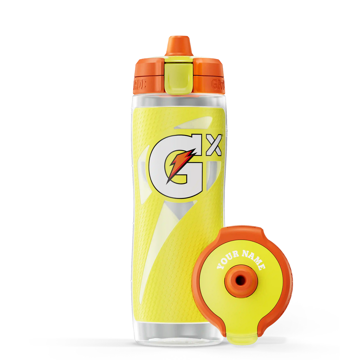Gx Water Bottle Neon Yellow Bottle