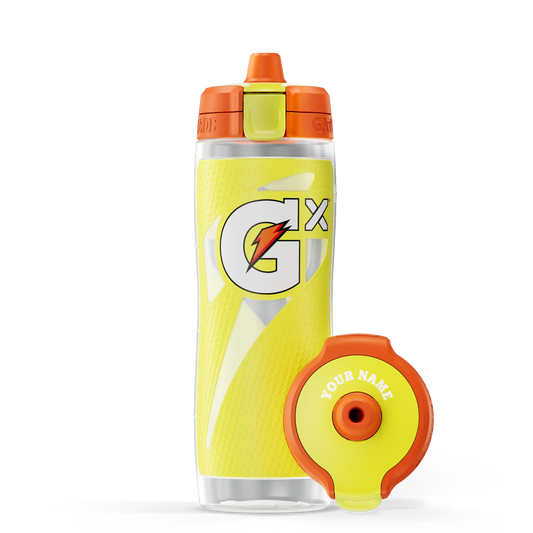 Gx Water Bottle Neon Yellow Bottle