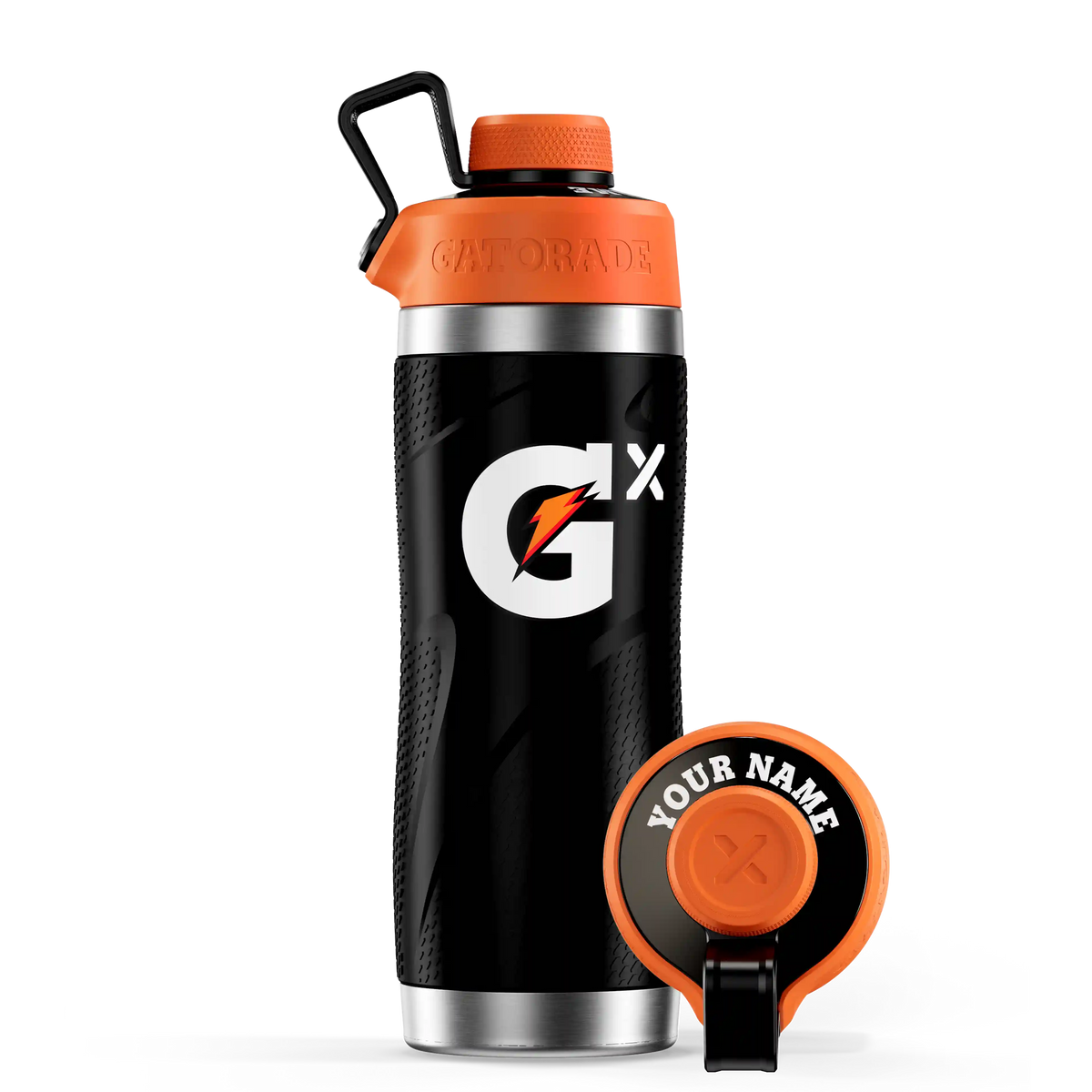 Gx Stainless Steel Bottle Neon Blue Bottle