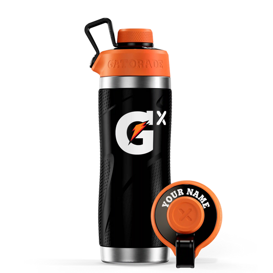 Gx Stainless Steel Bottle Neon Blue Bottle