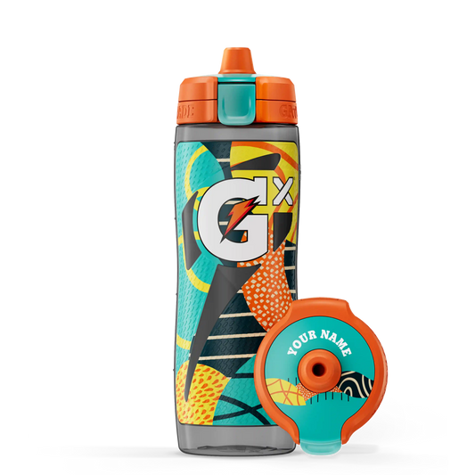Gx Patterned Water Bottle - Shadow Green Bottle