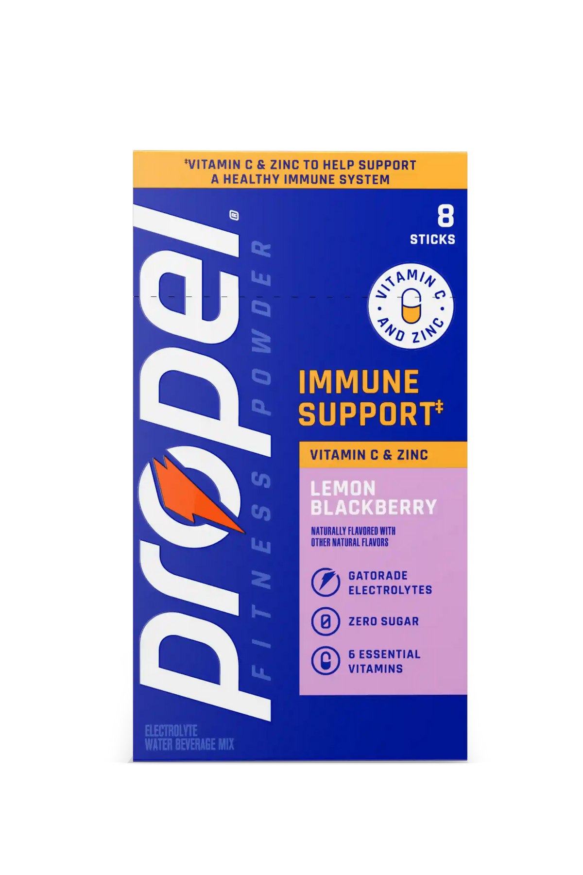 Propel Immune Support Lemon Blackberry Single Serve