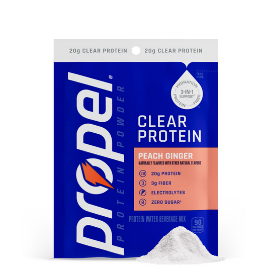 Propel Clear Protein Peach Ginger Single Serve Packet