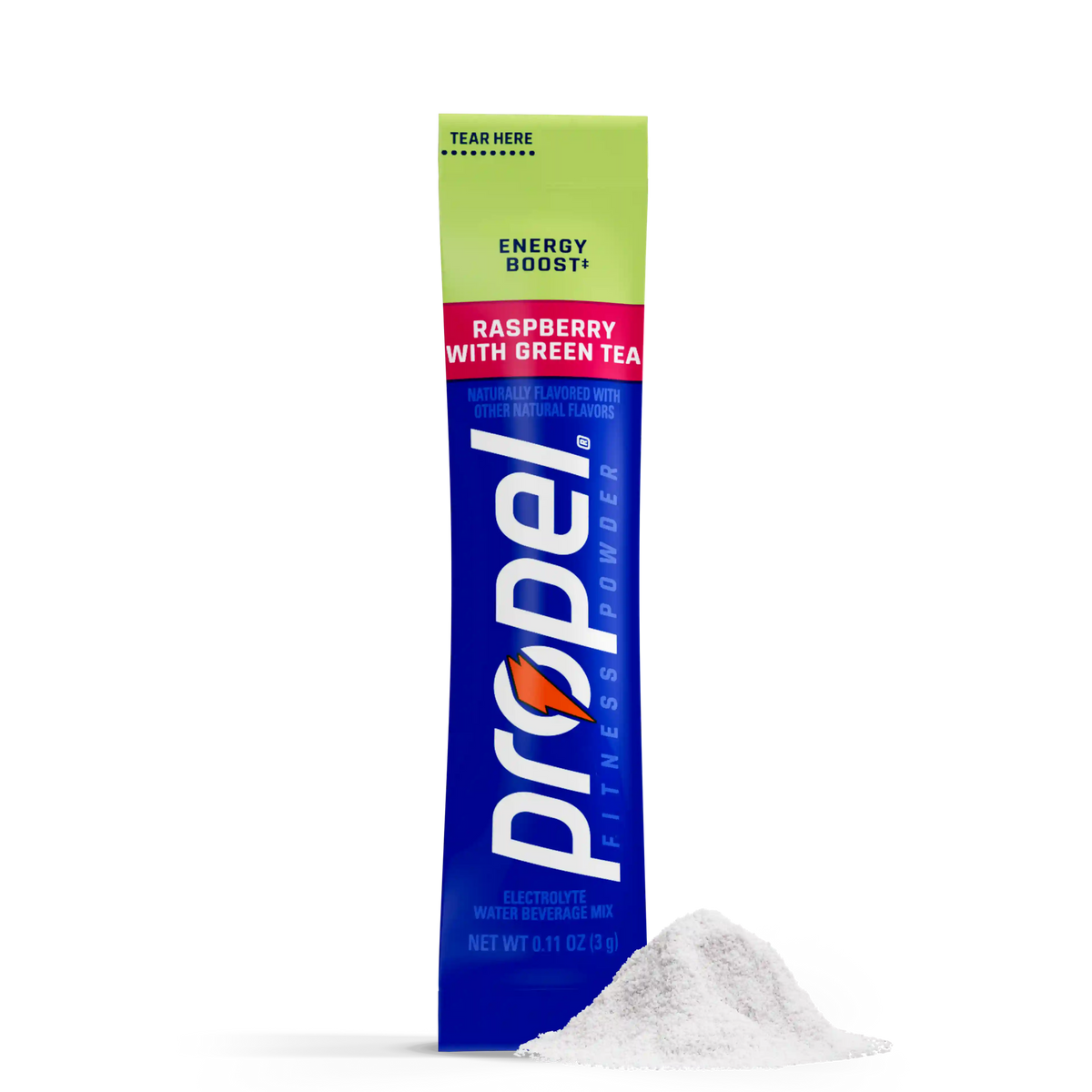 Propel Energy Boost Raspberry Green Tea Single Serve